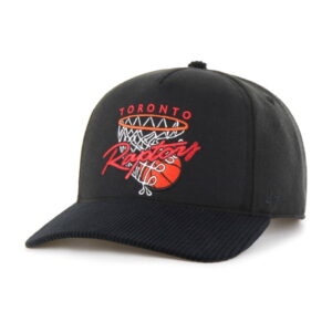 Men's '47 Black Toronto Raptors Nothing But Net Hitch Adjustable Hat