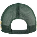 Men's '47 Hunter Green Milwaukee Bucks Sidebrand Stripes Trucker Adjustable Hat