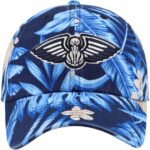 Men's '47 Navy New Orleans Pelicans Tropicalia Floral Clean Up Adjustable Hat