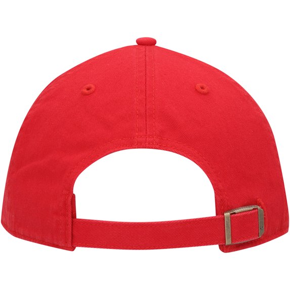 Men's '47 Red Portland Trail Blazers Core Logo Clean Up Adjustable Hat