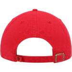 Men's '47 Red Toronto Raptors Core Logo Clean Up Adjustable Hat