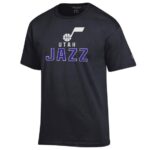 Men's Champion Navy Utah Jazz Jersey Cotton T-Shirt