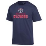 Men's Champion Navy Washington Wizards Jersey Cotton T-Shirt
