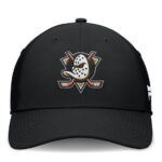 Men's Fanatics Black Anaheim Ducks Core Primary Logo Flex Hat