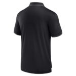 Men's Fanatics Black Philadelphia 76ers Front Office Pique Polo