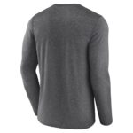 Men's Fanatics Heather Charcoal Utah Jazz Where Legends Play Iconic Practice Long Sleeve T-Shirt