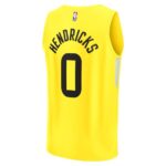 Men's Fanatics Taylor Hendricks Yellow Utah Jazz Fast Break Replica Jersey - Icon Edition