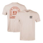 Men's Levelwear Khaki Anaheim Ducks Richmond Stained Glass T-Shirt