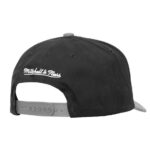 Men's-Mitchell & Ness Black/Gray San Antonio Spurs May Flowers Adjustable Hat