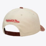 Men's Mitchell & Ness CreamRed Toronto Raptors Washed Corduroy Pro Crown Snapback Hat