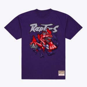 Men's Mitchell & Ness Purple Toronto Raptors Breakthrough T-Shirt