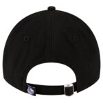 Men's New Era Black Sacramento Kings Team 2.0 9TWENTY Adjustable Hat