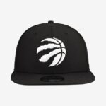 Men's New Era Black Toronto Raptors Team 9FIFTY Snapback Hat