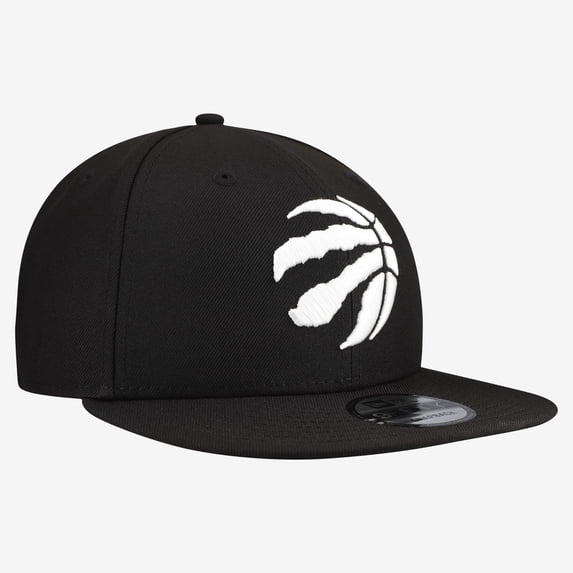 Men's New Era Black Toronto Raptors Team 9FIFTY Snapback Hat