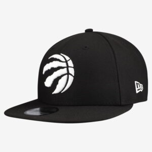 Men's New Era Black Toronto Raptors Team 9FIFTY Snapback Hat