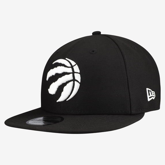 Men's New Era Black Toronto Raptors Team 9FIFTY Snapback Hat