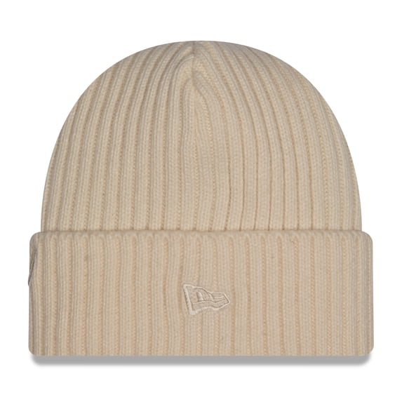 Men's New Era Cream San Antonio Spurs Color Pack Cuffed Knit Hat