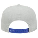 Men's New Era Gray Philadelphia 76ers Throwback Corduroy Golfer Snapback Hat