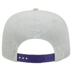Men's New Era Gray Phoenix Suns Throwback Corduroy Golfer Snapback Hat