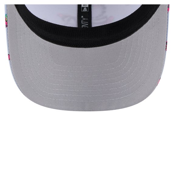 Mens New Era Light BlueGray Philadelphia 76ers Adventure Aloha Pattern 9SEVENTY Stretch-Snap Hat