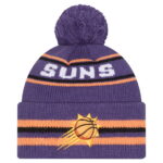 Men's New Era Purple Phoenix Suns Classic Cuffed Knit Hat with Pom