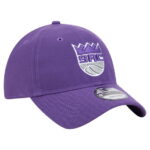 Men's New Era Purple Sacramento Kings Team 9TWENTY Adjustable Hat