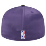 Men's-New Era Purple/Black Phoenix Suns Throwback Satin Vintage Pin Two-Tone 59FIFTY Fitted Hat