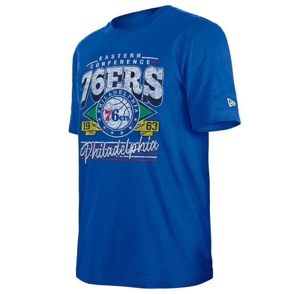 Men's New Era Royal Philadelphia 76ers Sport Classics T-Shirt