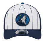 Men's New Era WhiteNavy Minnesota Timberwolves 2025 NBA Tip Off M-Crown A-Frame 9FORTY Adjustable Hat