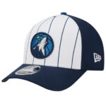Men's New Era WhiteNavy Minnesota Timberwolves 2025 NBA Tip Off M-Crown A-Frame 9FORTY Adjustable Hat