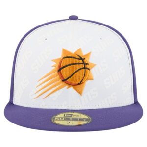 Men's New Era WhitePurple Phoenix Suns Repeat 59Fifty Fitted Hat