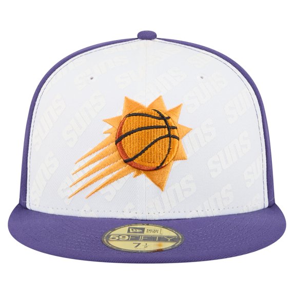 Men's New Era WhitePurple Phoenix Suns Repeat 59Fifty Fitted Hat