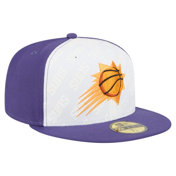 Men's New Era WhitePurple Phoenix Suns Repeat 59Fifty Fitted Hat