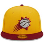 Men's New Era Yellow/Red Phoenix Suns Fall Leaves 2-Tone 59FIFTY Fitted Hat