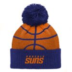Preschool Purple Phoenix Suns Basketball Head Cuffed Knit Hat with Pom