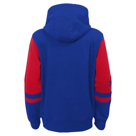 Preschool Royal Philadelphia 76ers Straight To The League Full-Zip Hoodie