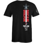 Unisex FISLL x Black History Collection Black Portland Trail Blazers T-Shirt