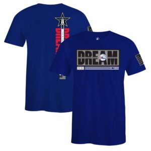 Unisex FISLL x Black History Collection Blue Philadelphia 76ers T-Shirt