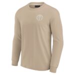 Unisex Fanatics Khaki Washington Wizards Elements Super Soft Long Sleeve T-Shirt