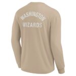 Unisex Fanatics Khaki Washington Wizards Elements Super Soft Long Sleeve T-Shirt