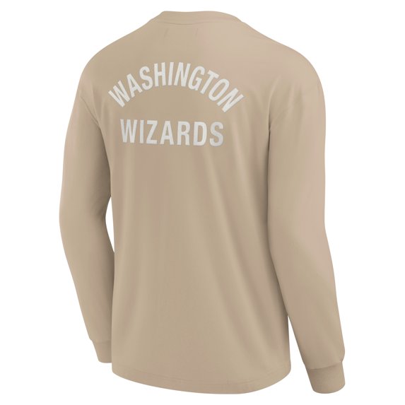 Unisex Fanatics Khaki Washington Wizards Elements Super Soft Long Sleeve T-Shirt