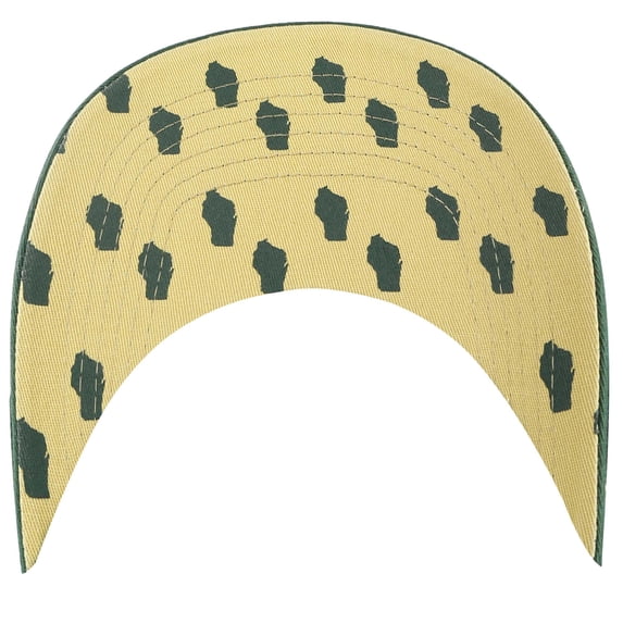 Women's '47 Hunter Green Milwaukee Bucks Confetti Undervisor Clean Up Adjustable Hat