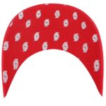 Women's '47 Red Portland Trail Blazers Confetti Undervisor Clean Up Adjustable Hat
