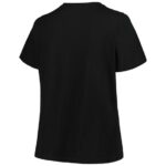 Women's Profile Black Washington Wizards Plus Size Arch Over Logo V-Neck T-Shirt