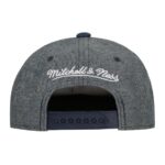 Youth Mitchell & Ness DenimGray New York Knicks Sharktooth Pro Pinch Snapback Hat