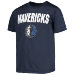 Youth Navy Utah Jazz Team & Logo T-Shirt