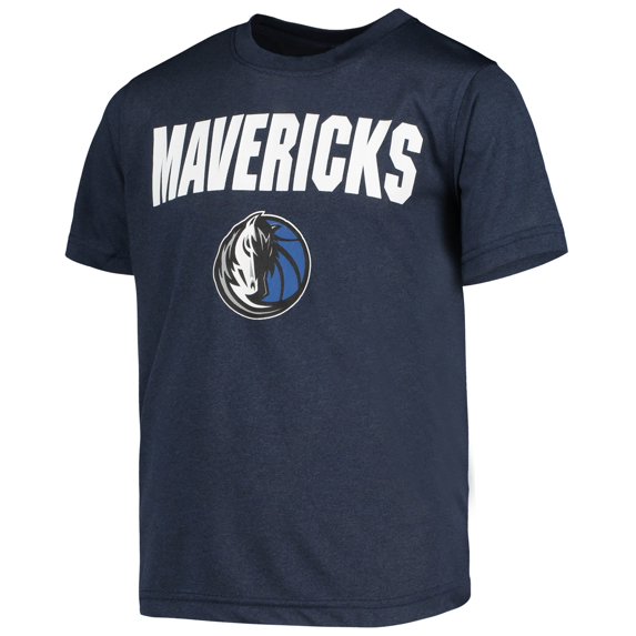 Youth Navy Utah Jazz Team & Logo T-Shirt