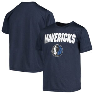 Youth Navy Utah Jazz Team & Logo T-Shirt