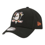 Youth New Era Black Anaheim Ducks 9FORTY A-Frame Adjustable Hat