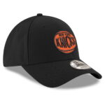 Youth New Era Black New York Knicks Basketball Logo Adjustable Hat